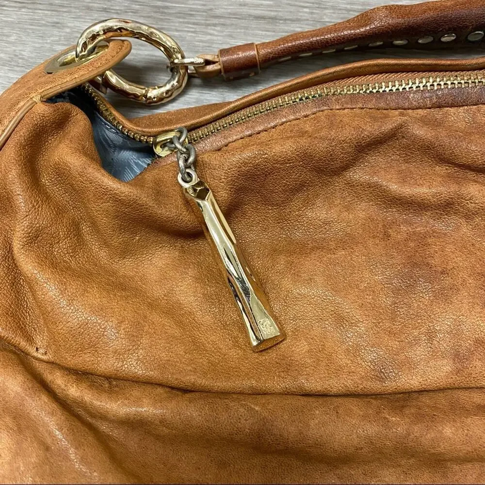 Diane von Furstenberg DVF Slouch Leather Hobo Bag
